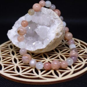 Bracelet Pierre de Lune "Équilibre, Intuition et Féminin sacré"